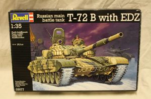 Russian main battle tank T-72B with EDZ