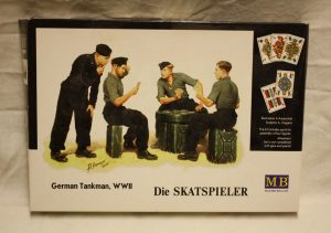 German tankman WWII playing carts.