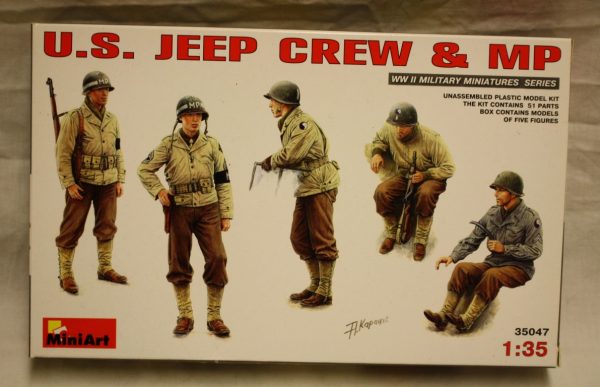U.S. jeep crew & MP