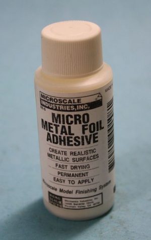 Micro metal foil adhesive