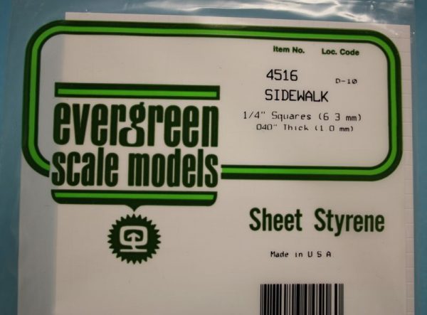 Evergreen sidewalk