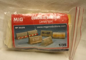 Concrete barriers (Jersey type)