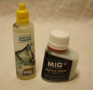 Acrylic Thinner and Acrylic resin set
