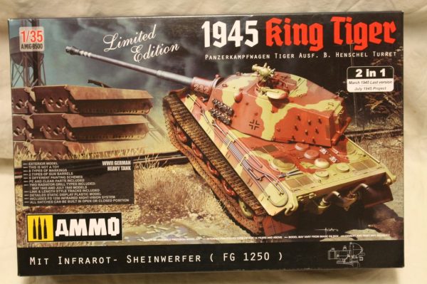 1945 King Tiger panzerkampfwagen Tiger Ausf. B  Henschel Turret