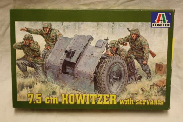 7,5cm Howitzer with servants