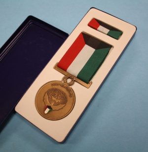 Boxed U.S. issued Kuwait Liberation Medal