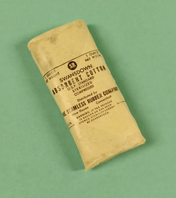 WW2 U.S. medic Swansdown Absorbent Cotton (1)