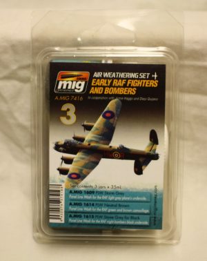 Air weathering set No. 3 > Early RAF fighters and Bombers (2)
