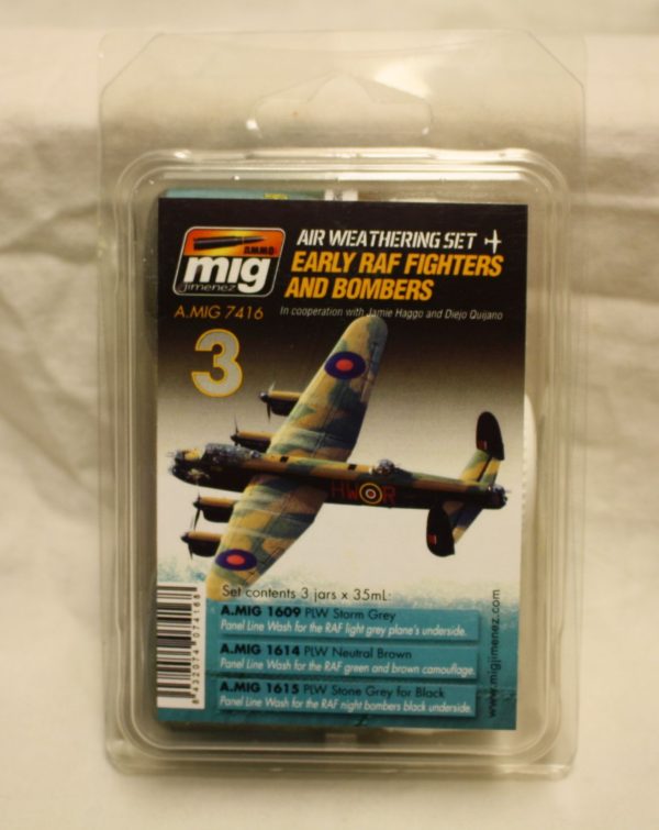 Air weathering set No. 3 > Early RAF fighters and Bombers (2)