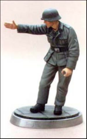 German soldier gesturing ( rifle included)
