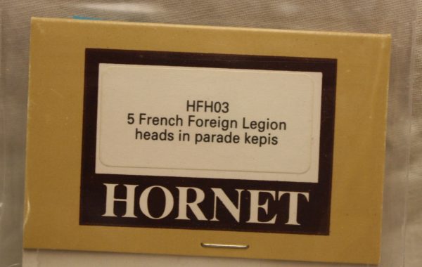 5 French foreign legion heads in parade kepis - Image 3