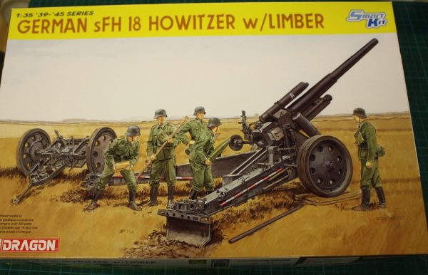 German sFH18 howitzer w/limber