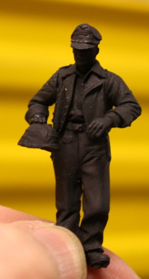 WW2 German with hand on Helmet - Image 4