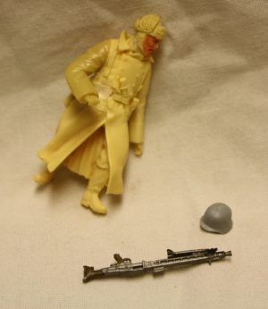 WW2 German MG soldier with fur hat