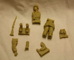 WW2 German soldier with pack of smokes (Ardennes)