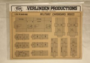 Military cardboard boxes