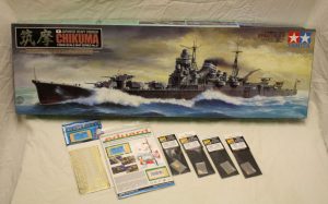 Japanese Heavy cruiser CHIKUMA + lots extra's