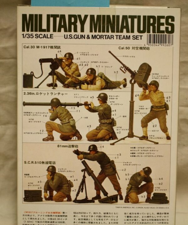 US gun & mortar team set (2) - Image 2