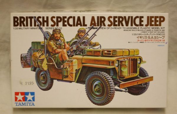 British special air service jeep