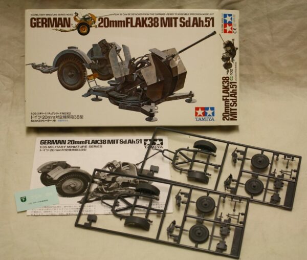 German 20mm flak 38 mit Sd.Ah.51 > trailers - Image 2