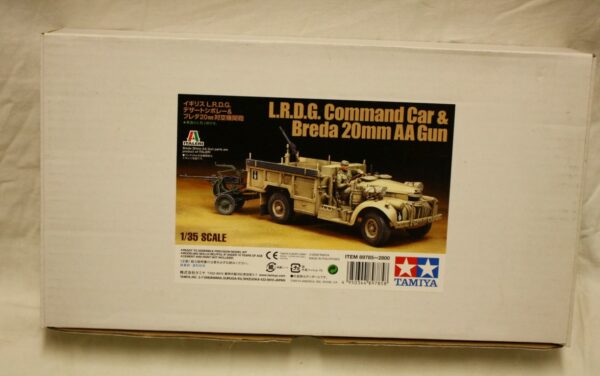 LRDG command car & breda 20mm AA gun